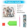 5D DIY Partial Special Shaped Drill Diamond Painting Animal Decoration Art