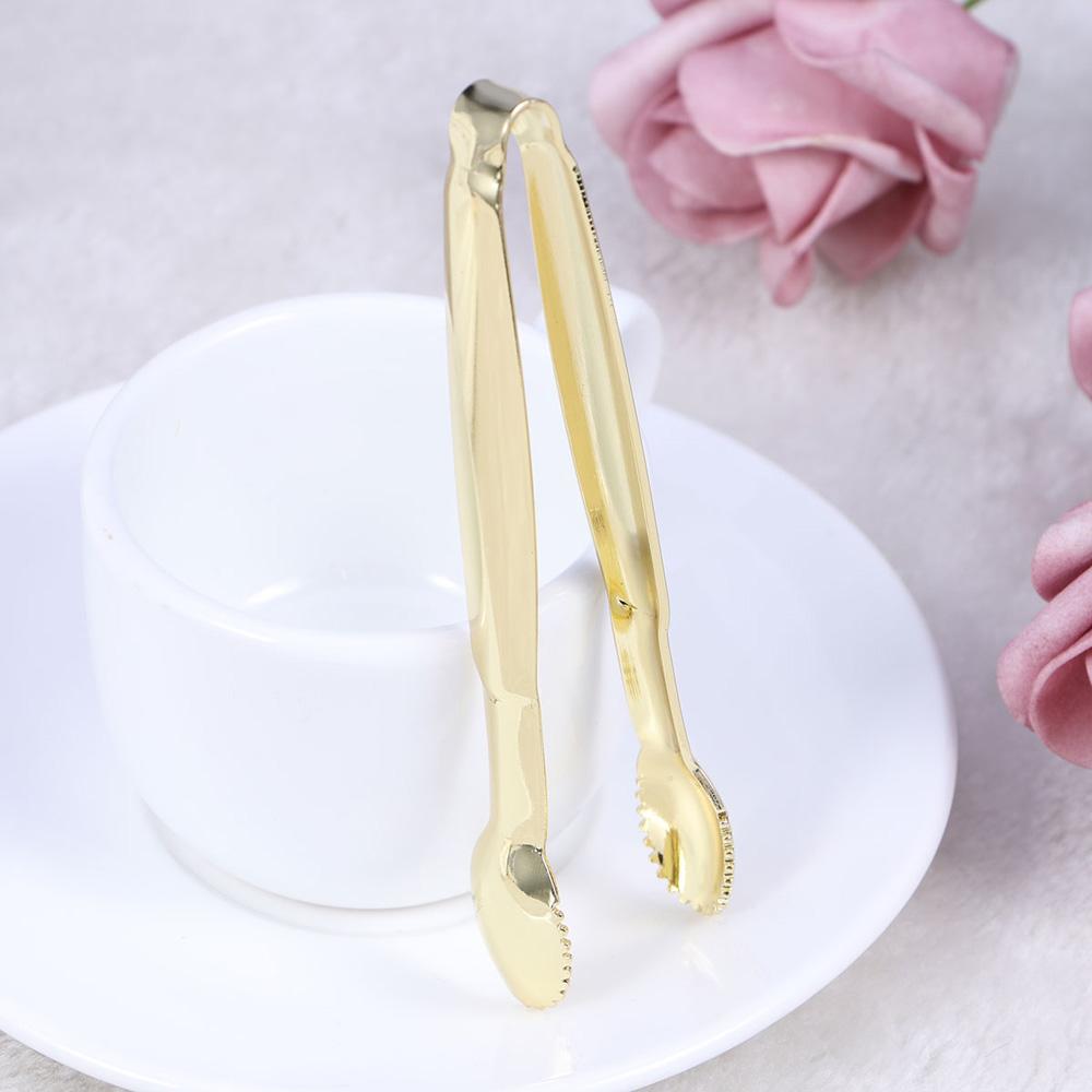 Party Stainless Steel Bar Utensil Tea Dessert Bread Ice Tongs Cube Sugar Tongs Food Serving Clip Kitchen Accessories