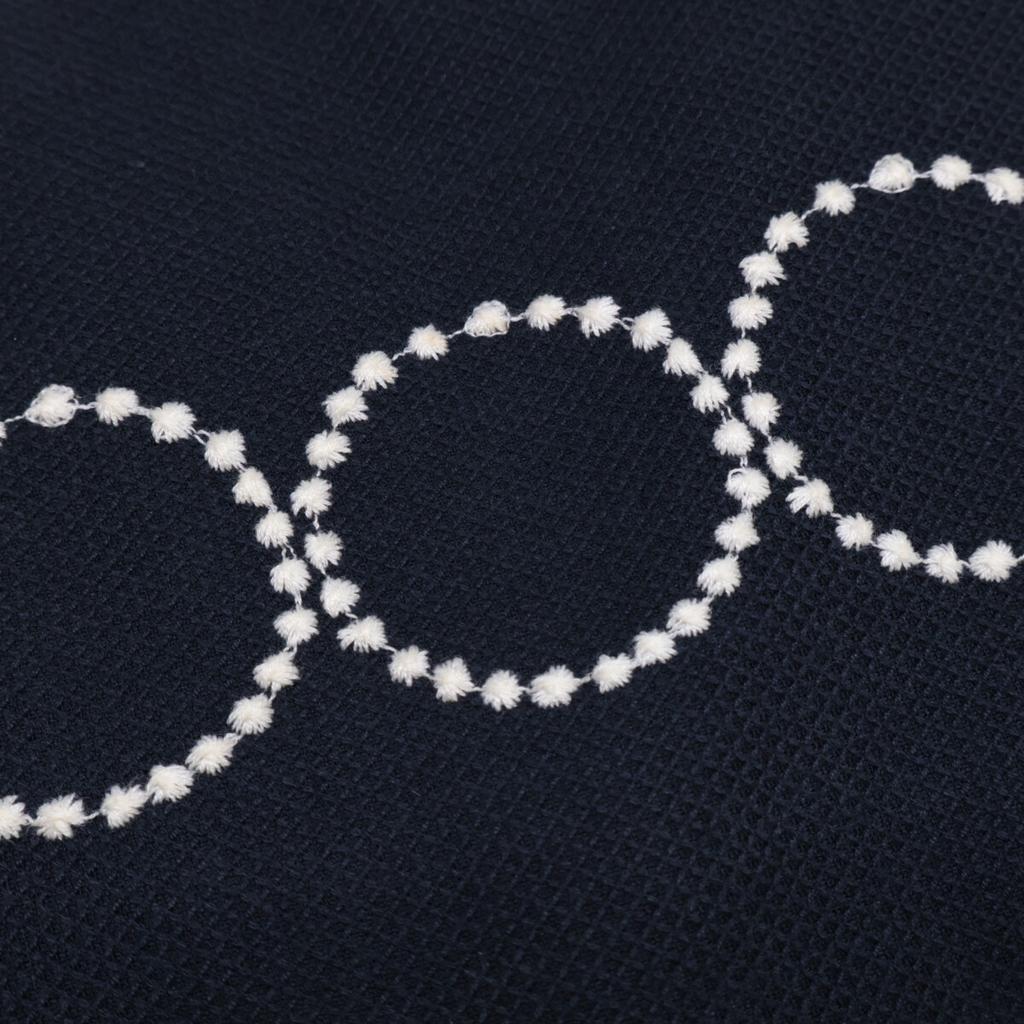 mina perhonen Navy 14Stainless Steel Stainless Steel3105 Sleeveless One-Piece dress 38 NavyUsed