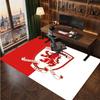 Tappeto in Velluto di Cristallo con Stampa del Middlesbrough Football Club, Comodo Assorbente d'Acqua Antiscivolo Tappeto per Pavimenti Interni