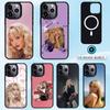 Sängerin S-Sabrina Carpenter Handyhülle Für iPhone17,16,15,14,13,12,Pro,Max,Magnetisch Für Magsafe Kabelloses Laden