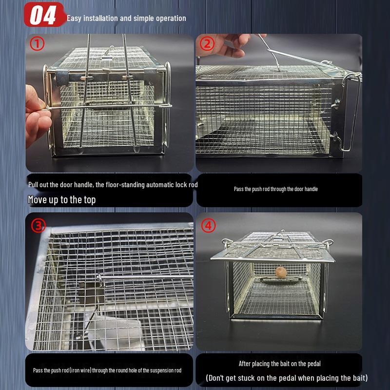 Capcană Automată de Șobolani și Exterminator de Interior: Dispozitiv de Capturare și Eliminare Continuă