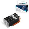 Ink Cartridge - LCL - PGI-570/PGI-570XL - Black - Compatible Canon PIXMA - 2 Pack