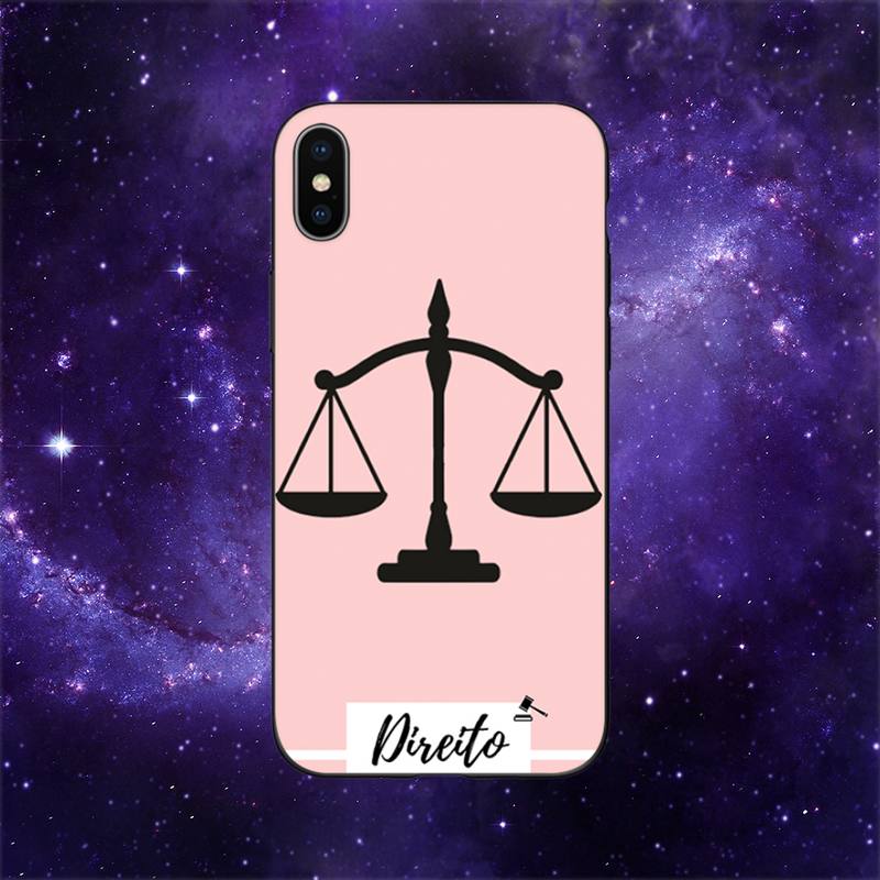 Law Lawyer Judge Justice Phone Case For iPhone 11 12 Mini 13 14 15 Pro XS Max X Plus SE XR Shell