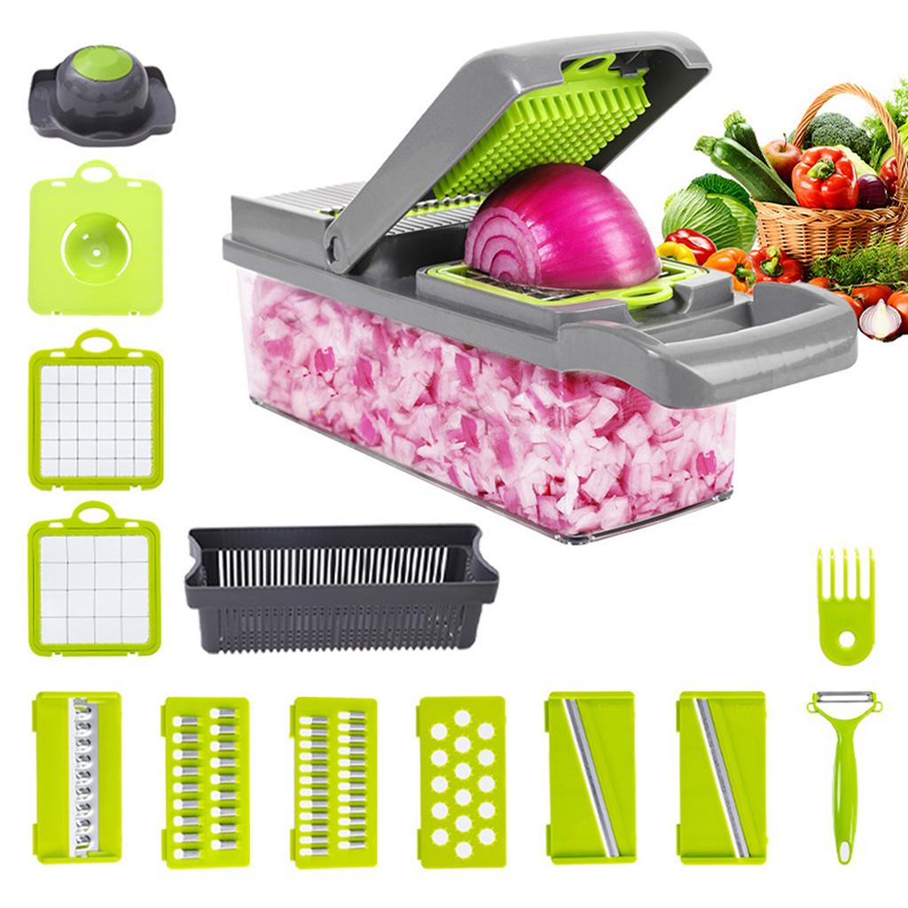 Factory Kitchen Accessories Metal 1 Food Cutter Veggie Onion Chopper Mandoline Slicer Multifunctional Vegetable Cutter