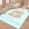 Alfombra de Dibujos Animados de Disney Cinnamoroll para Niñas S-anrio para Hogar Sala de Estar Dormitorio Decoración de Sofá Alfombra para Niños Felpudo