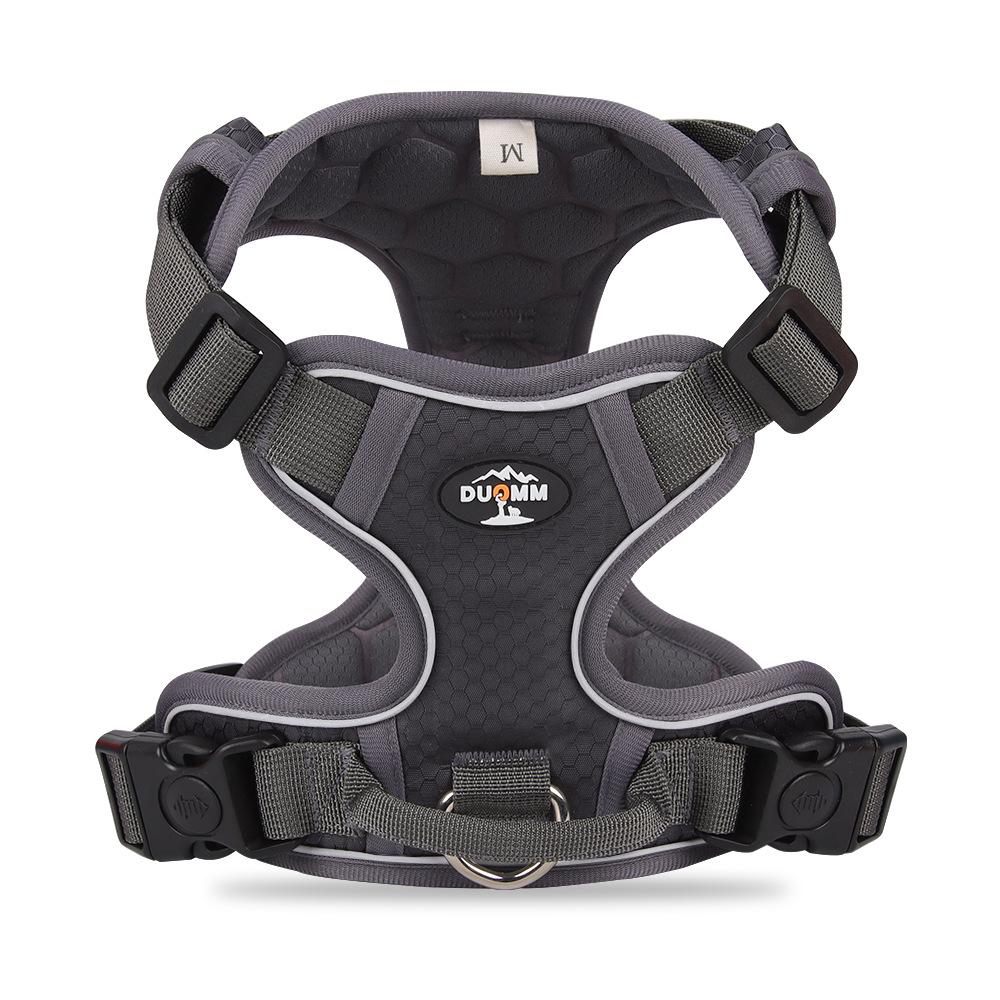 Anti-break-free dog leash Reflective pet chest strap Anti-explosion large dog leash