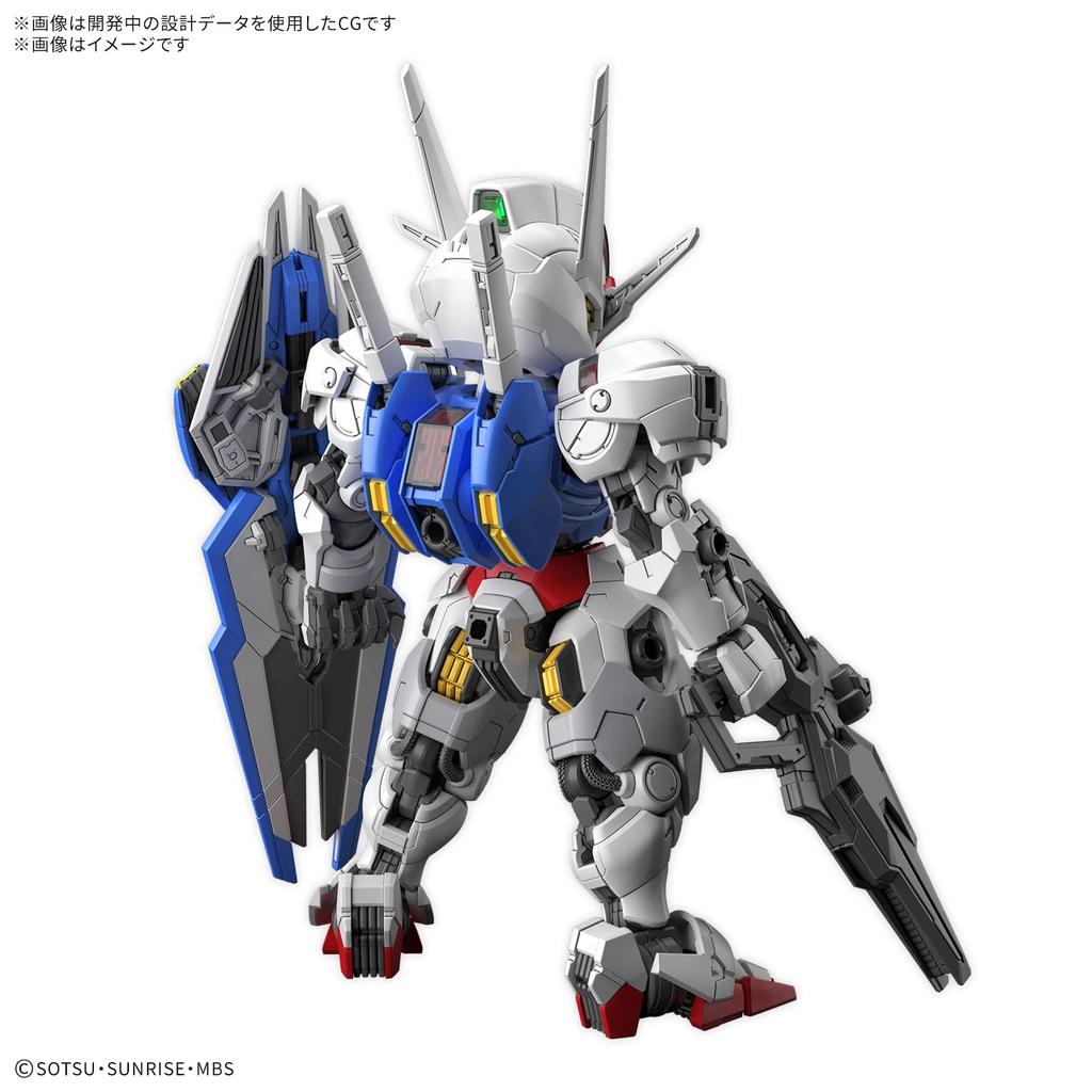 BANDAI SPIRITS MGSD Mobile Suit Witch of Mercury Gundam Aerial Plastic Model Gundam Pre-Colored