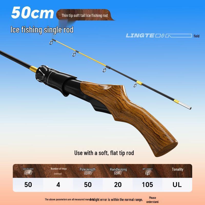 Ice Fishing Rod & Reel Set - Portable Winter Tackle