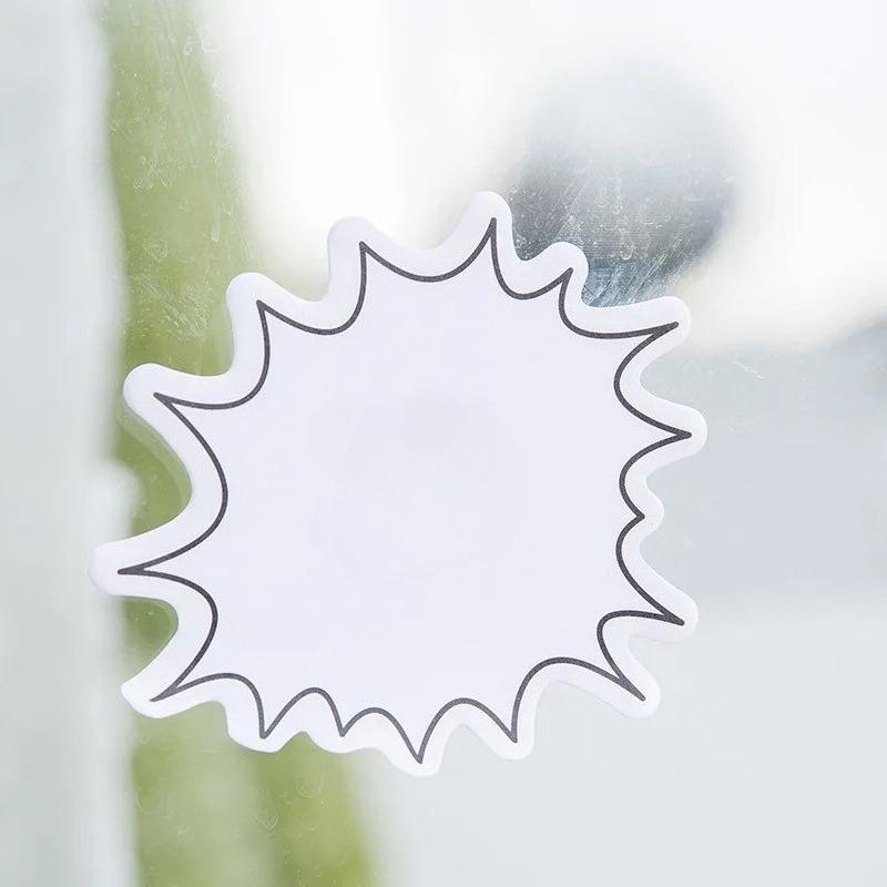 30pcs Stationery Memo Pads Cute Dialog Box Paper Sticker Sticky Note Page Marker Planner for Kids School Supplies