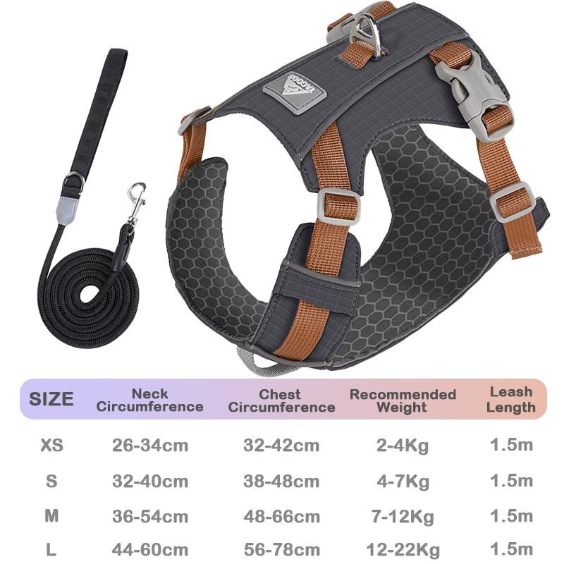 Outdoor Dog Chest And Back Lightweight Chest Strap Explosion-proof Harness Pet Walking Training For Medium Large Dog Accessories