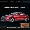 Model auta Benz C260L v měřítku 1/24, stahovací autíčko se zvukem a světlem pro děti Batole Kluci Dívčí Dárková kolekce