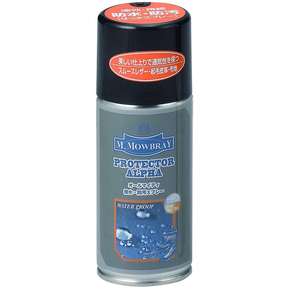 

[M. MOWBRAY] All-Purpose Waterproof & Stain-Resistant Spray Protector Alpha - For Bags, Umbrellas, and Clothing - 20901 Neutral - 300ml