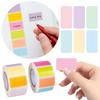 Colored Label Sticker Roll Packaged Art Paper Label Tag for Inventory Classroom Offi Marking Useful DIY Sticker Stationery ZYF