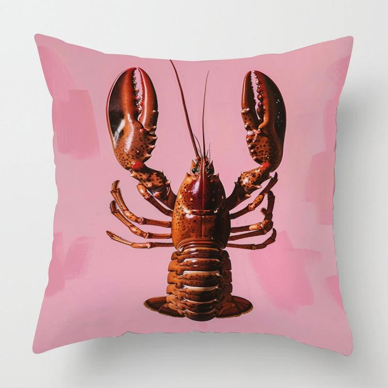 Marine Life Theme Pillow Case Home Living Room Sofa Decorative Cushion Cover 45X 5Cm 50X 50Cm Machine Washable Beach Style
