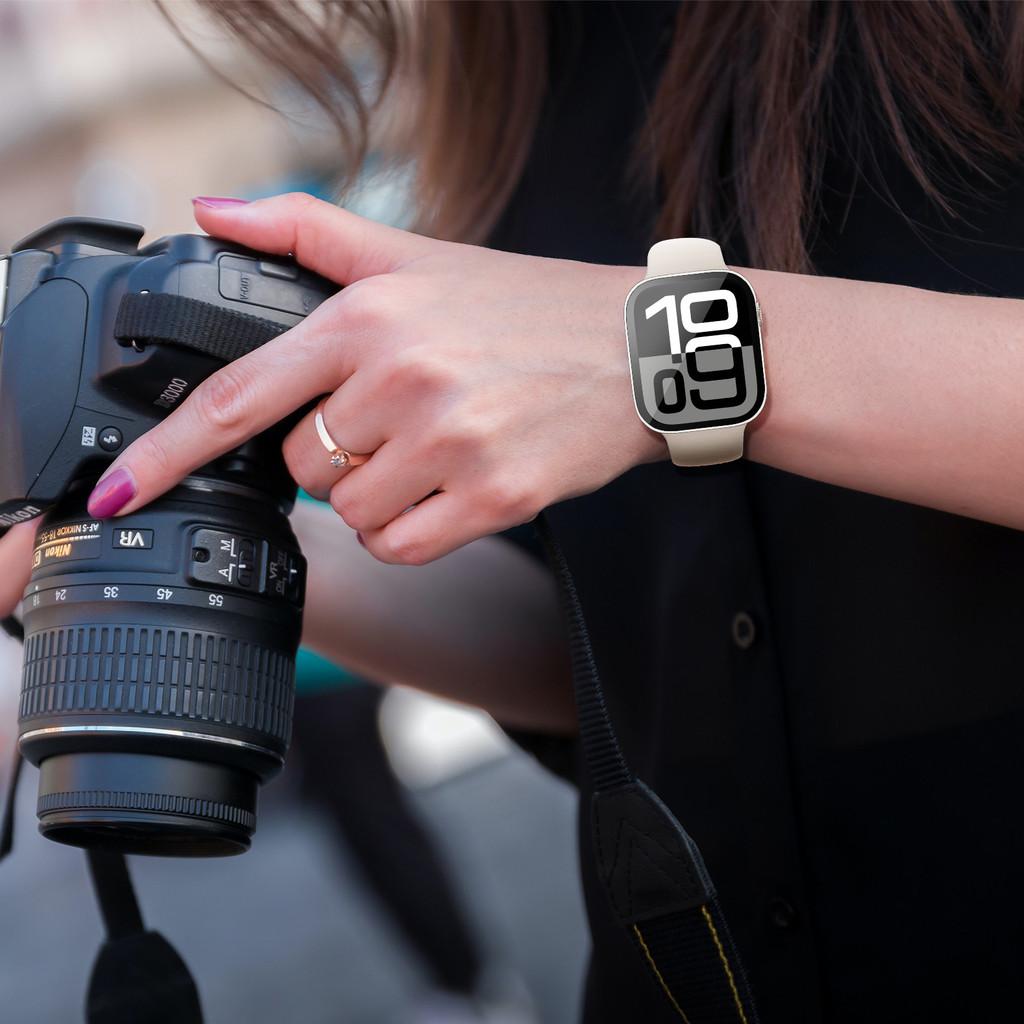 Waterproof Case Screen Protector glass+Cover for Apple Watch Ultra 49mm 46mm 45mm 44mm 42mm 41mm 40mm  iWatch 10 9 8 7 6 5 4