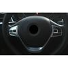 For BMW 3 4 Series GT 2013- ABS Silver Steering Wheel Button Cover Trim 2PCS