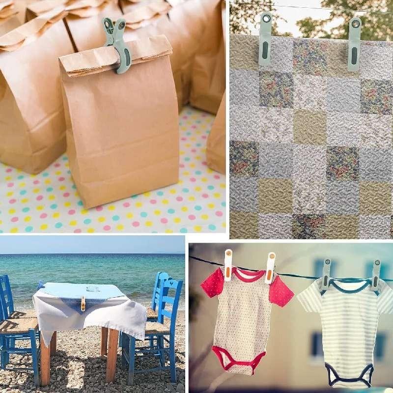 Large Plastic Windproof Clothespin Balcony Quilt Clip Sunscreen Clip Non-slip Clothes Clip