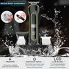 Hair Clipper USB Rechargeable Trimmer Titanium Ceramic Blade LCD Professional Strong Power Salon Hair Cutting Machine