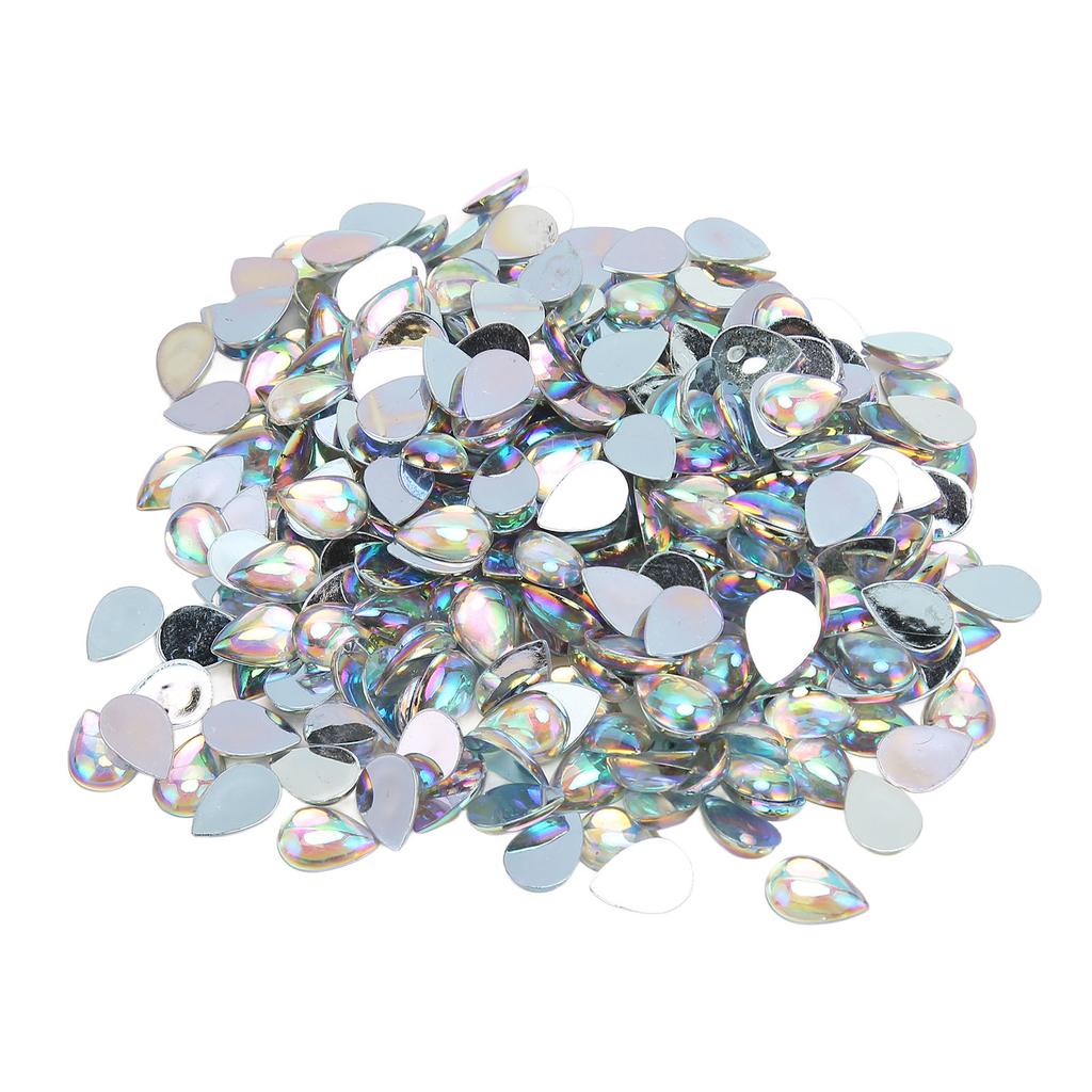 500 Pcs Nail Art Rhinestones Shiny Beautiful Acrylic Rhinestones for Jewelry Earrings Bracelets