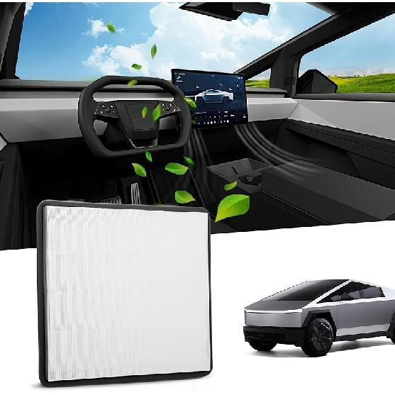 BASENOR 2026 Tesla Model Y/3 HEPA Air Filter, [OEM Filter Replacement] Cabin Air Filter With Activated Carbon For 2017-2025 Model 3 -2026 Model Y