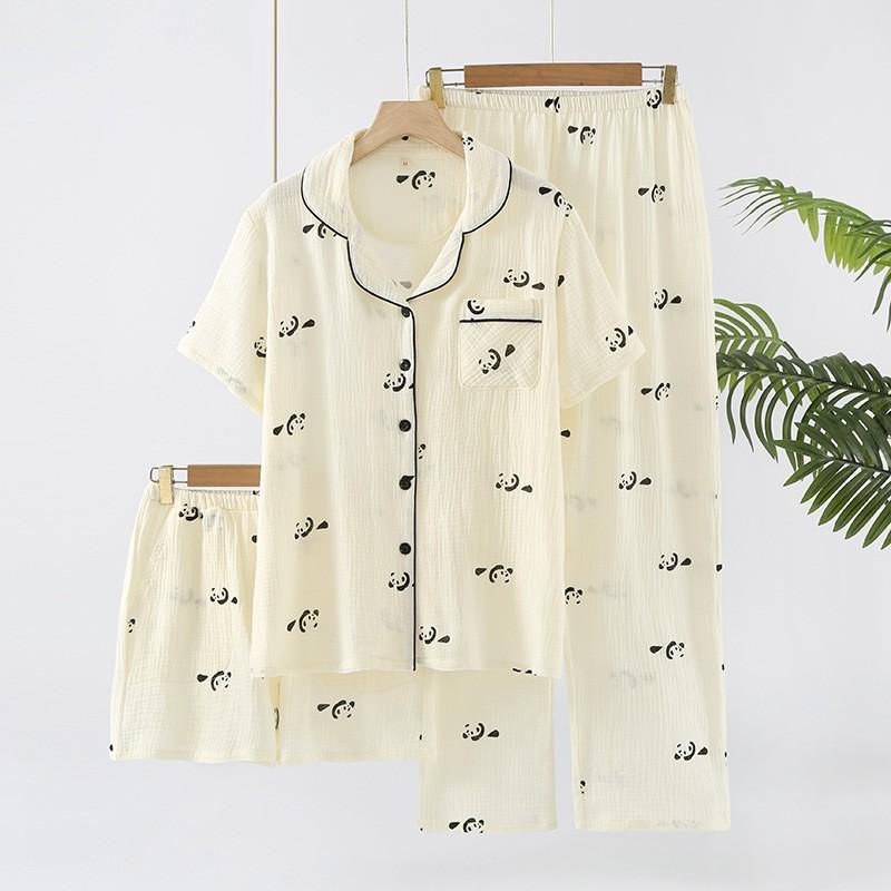 

Женский комплект из двух предметов: топ с круглым вырезом и длинными рукавами, брюки на резинке, пижамный комплект, костюм для отдыха XL бежевый