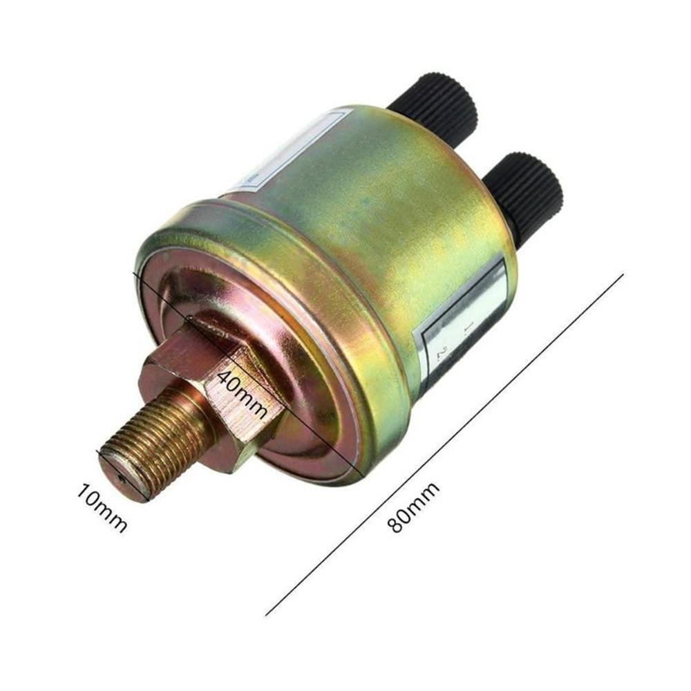Engine 1/8 NPT Oil Pressure Sensor  Gauge Sender Pressure Range 0~10Bar 0-1.0Mpa