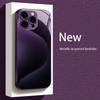 Sleek Purple Black Fluid for coque iphone for iphone 17 case Fashion Case fundas Glass for iPhone 17 16 15 14 13 12 pm Pro Plus