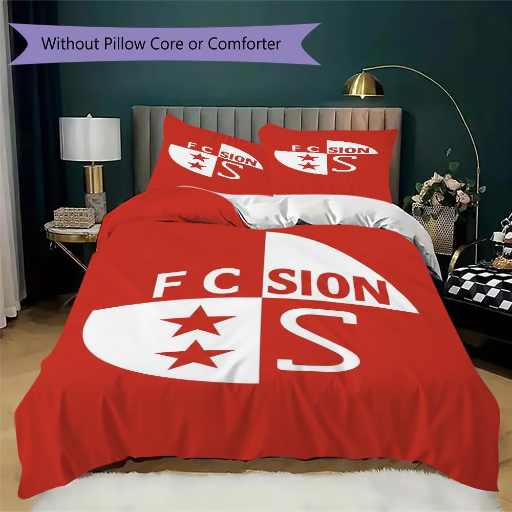 Fc Sion Pattern Bedding Uilt Set Uilt Cover Pillowcase Home Decoration Birthday Gift (1*duvet Cover + 2*pillowcase Without Core)