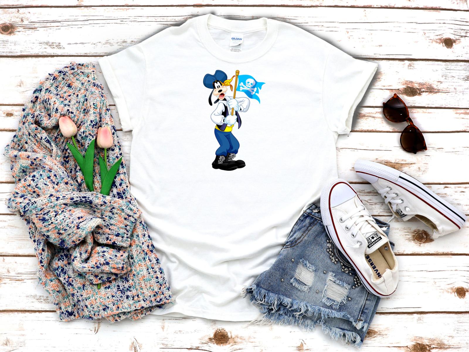 Goofy pirate 3 4 Short sleeve Woman T-shirt K2 XL