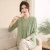 Mom's Spring Knit Two-Piece Set: Stylish Cardigan & Top for Middle-Aged and Elderly Women