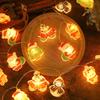 Christmas LED Light Decorations Santa Claus Snowman Christmas Tree Light Strings Festival Lanterns Gift Party Indoor Outdoor Festive Atmosphere