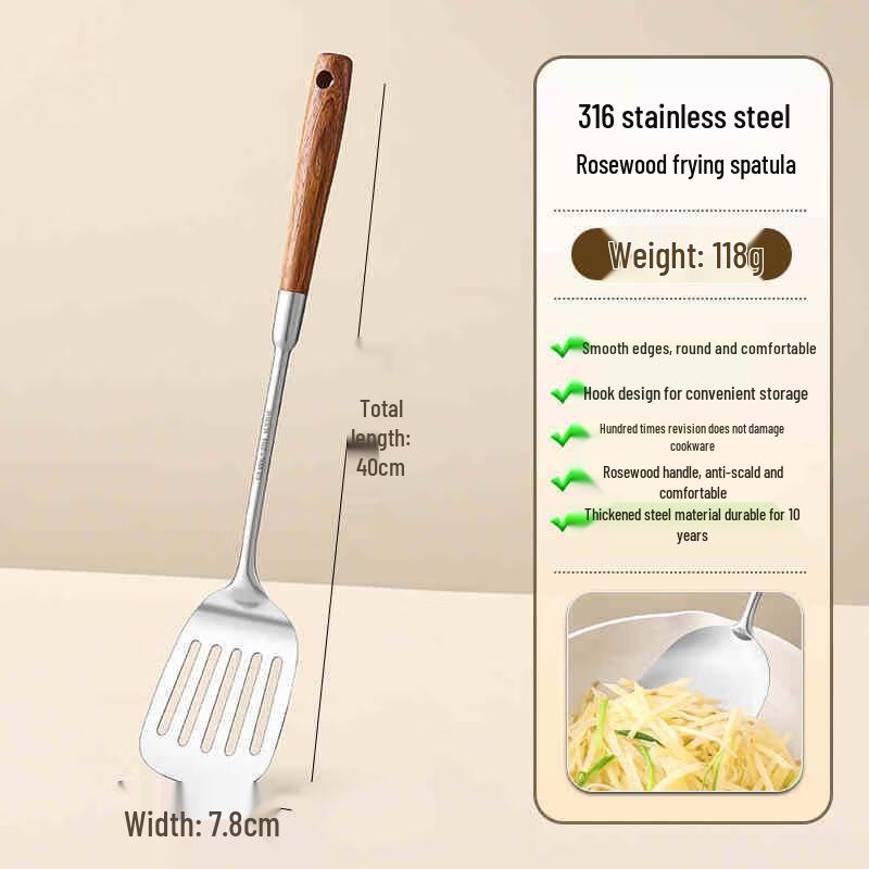 Camellia 316 Stainless Steel Wok Spatula