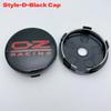 4pcs 60MM Car Wheel Center Caps With OZ O.Z Racing Logo Emblem Wheel Hubcaps Auto Rim Hub Cover Car Accessories