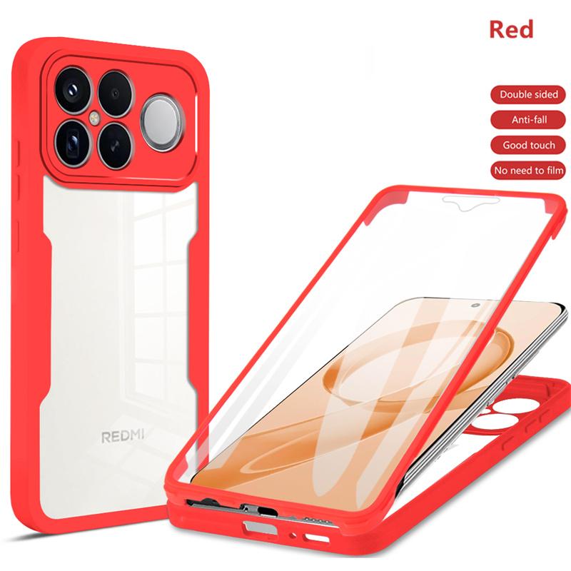 

Full Body Protection Shockproof Case for Xiaomi Poco F8 Ultra F8 Pro 5G Protective Cover Screen Protector Fundas Coque Poco F8 ultra червоний