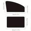 Magnetic Car Curtain Sunshade Side Window UV Protector Universal Auto Sun Visor All Season Use