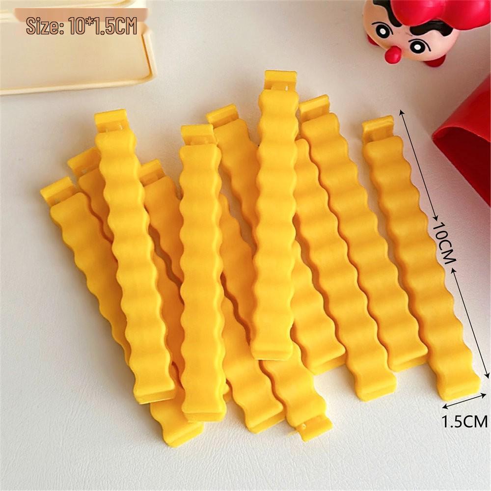 Magnetic French Fry Clip: Moisture-Proof Snack Seal & Pen Holder