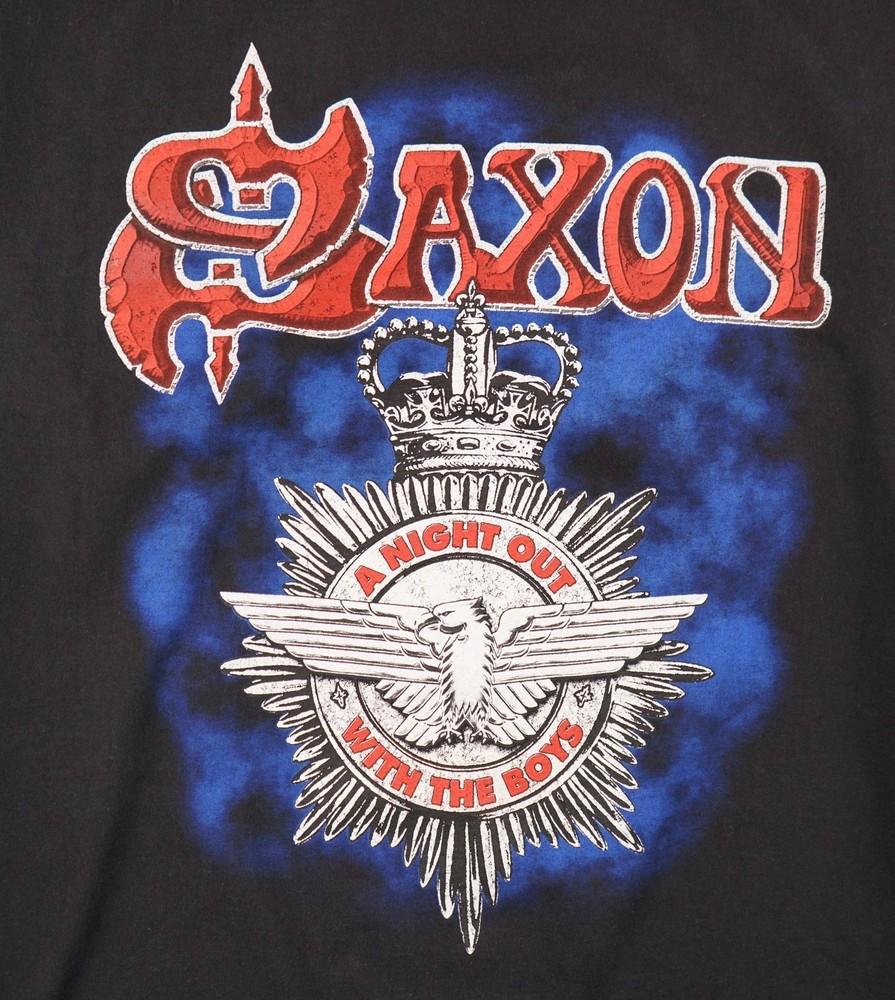 Новая редкая 2006 года Футболка Saxon Band Черная унисекс Все размеры D1001 Унисекс Футболка XXXXL
