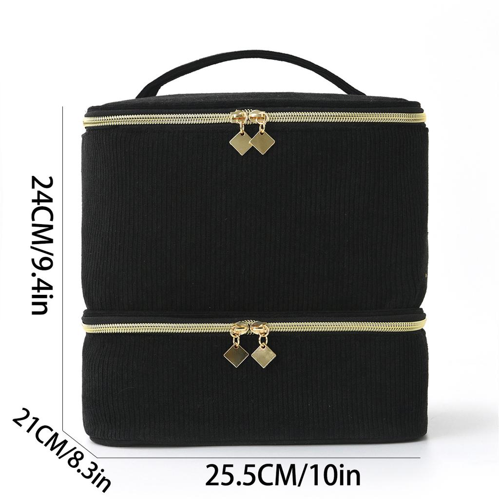 Nail Polish Storage Bag Essential Oil Bag Portable Cosmetic Nail Care Kit Nail Care Tool Storage Box 30 Compartment