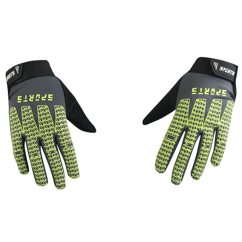 

Детские перчатки для верховой езды Уличные солнцезащитные и противоскользящие летние для катания на скейтборде Детские и подростковые one size fits all зелёный