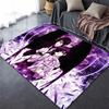 Square Flannel Black Butler Carpet Demon Butler Cartoon Decorative Floor Mat Modern Home Living Room Carpet Bedroom Rug