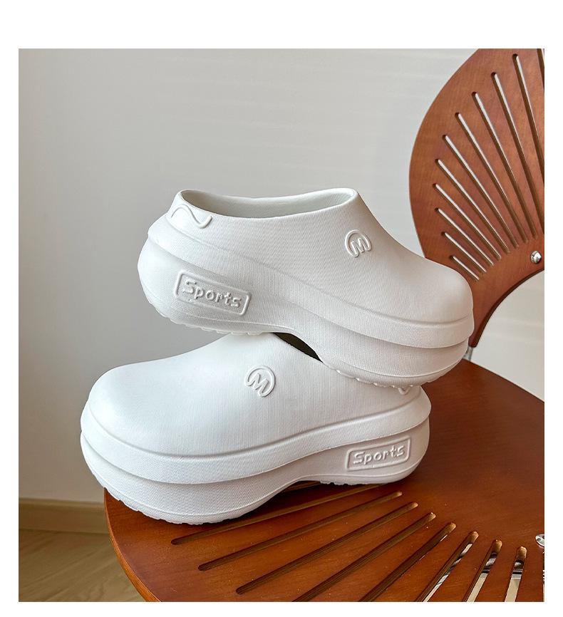 Unisex pantofle EVA s jedním páskem, uzavřenou špičkou, zdravotnické boty, plážové a kuchařské pantofle