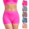 Plus Size Women's Seamless Boy Shorts Invisible Underwear Thin Anti-Exposure High-Waist Butt Lifting Shapewear Briefs