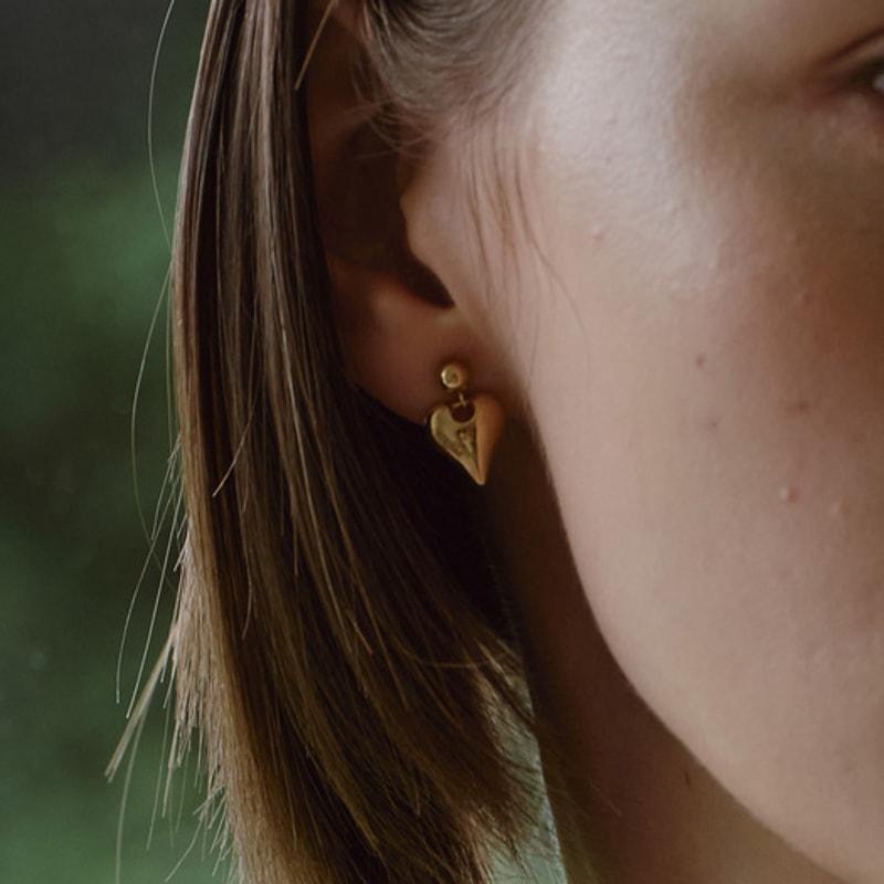 YUSOWA BLOOM CHARM EARRING (2COLOR)