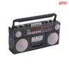 Dukkehus Mini Ornamenter Mini Nostalgisk Radioopptaker Modell Leker Dekorasjoner
