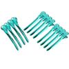 12pcs/Box Hair Styling Clips Hairdressing Salon Sectioning Hairpins for Salon Styling Green