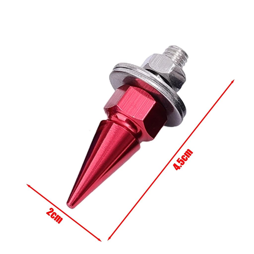 4pcs M6 Threaded Tips Screw Car Modified Fasteners Fender Washer Bumper Engine Screws Auto License Plate Aluminium Alloy Bolts