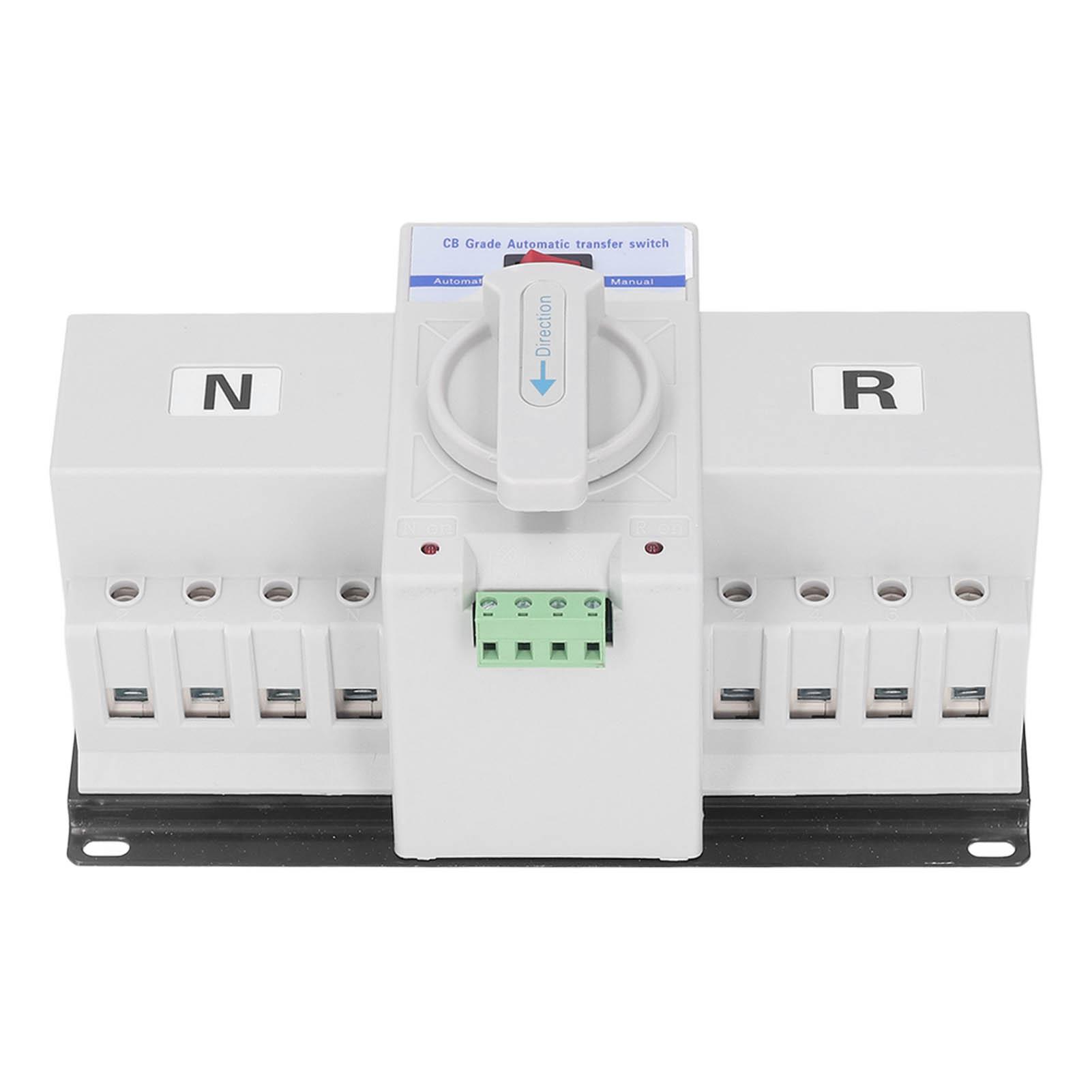 

Dual Power Automatic Transfer Switch 400V 63A Short Circuit Protection for Home Building