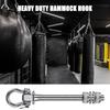 Heavy Duty Swing Hook Threaded Shaft Hanging Chair Accessories Yoga Hammock Sandbag Hook  Porch