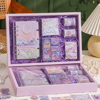Vintage Art Journal Geschenkset für Schüler - Geburtstags- & Schulstart-Überraschung